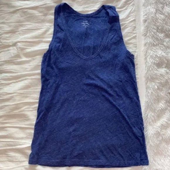 jcrew blue vintage cotton tanktop - Picture 1 of 1